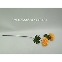 57CM BALL MUM SPRAY X 2