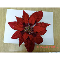SATIN POINSETTIA HEAD